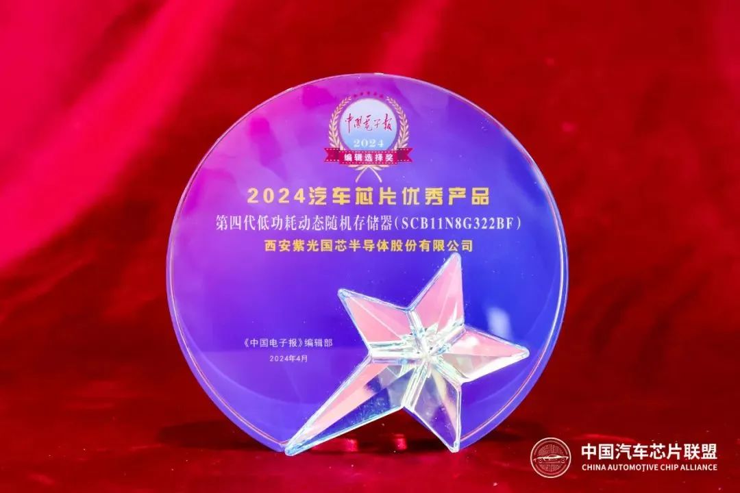 企业动态 | 西安w66给利老牌国芯荣获“2024汽车芯片优秀产品奖”