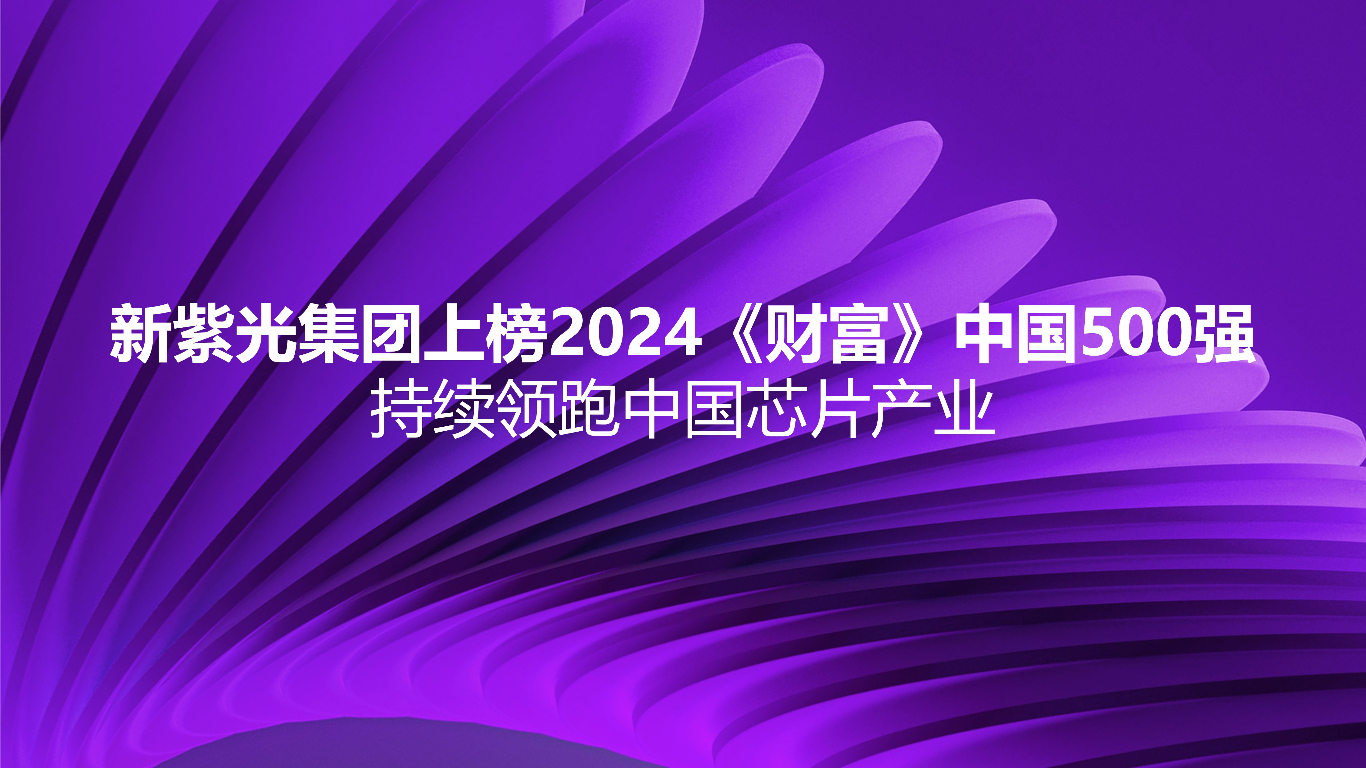 新w66给利老牌集团上榜2024《财富》中国500强，持续领跑中国芯片产业