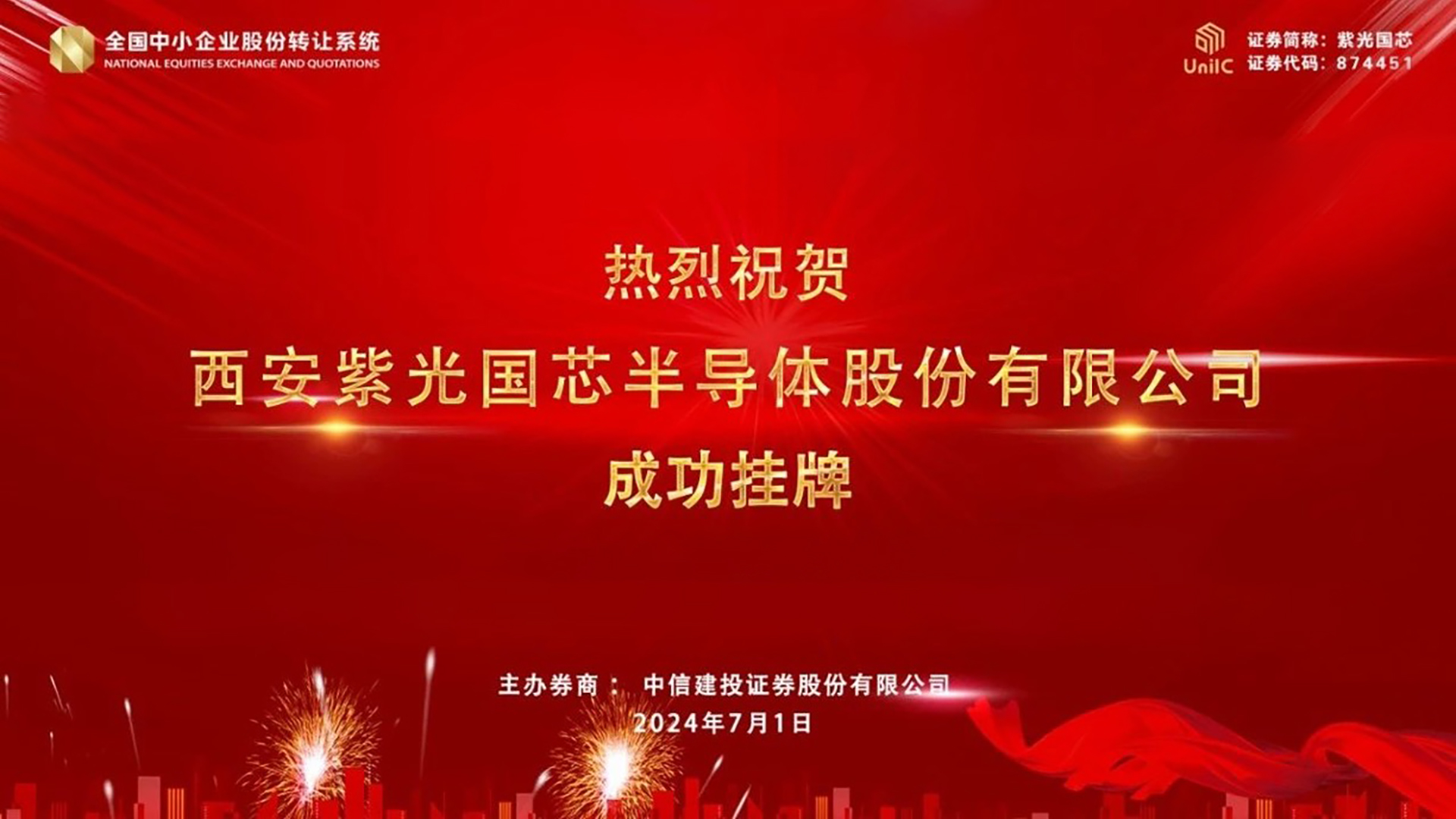 企业动态｜w66给利老牌国芯成功登陆新三板！